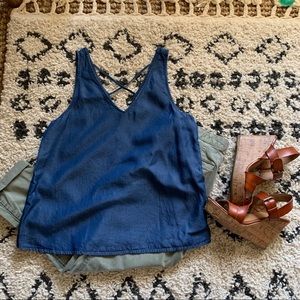 Gap Chambray Swing Tank